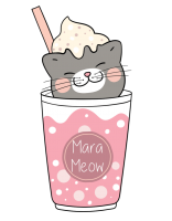 Tazza Smootie Nera Marameow