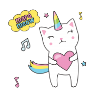 Cuscino Unicorno Marameow
