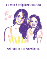 MAGLIETTA DONNA "La vita è migliore quando sei co