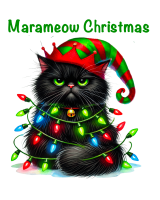T-Shirt Unisex Marameow Gatto Nero
