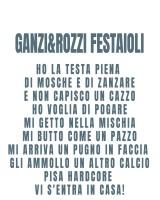 Ganzi&Rozzi Classic Festaioli cover e testo di Fes