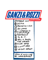 Ganzi&Rozzi Festaioli Old School Front Back T-Shir