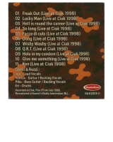 Live at Ciak 1998 T Shirt Unisex Front Back