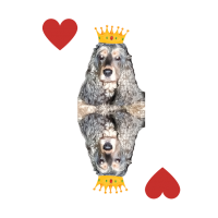 Portachiavi Regina di cuori Perla