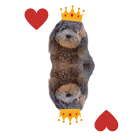 Portachiavi Re di cuori Pepe
