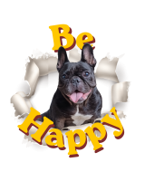 Tshirt Large Be Happy Lea