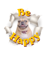 Tshirt Large Be Happy Vicky