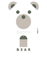 Daddy Bear white
