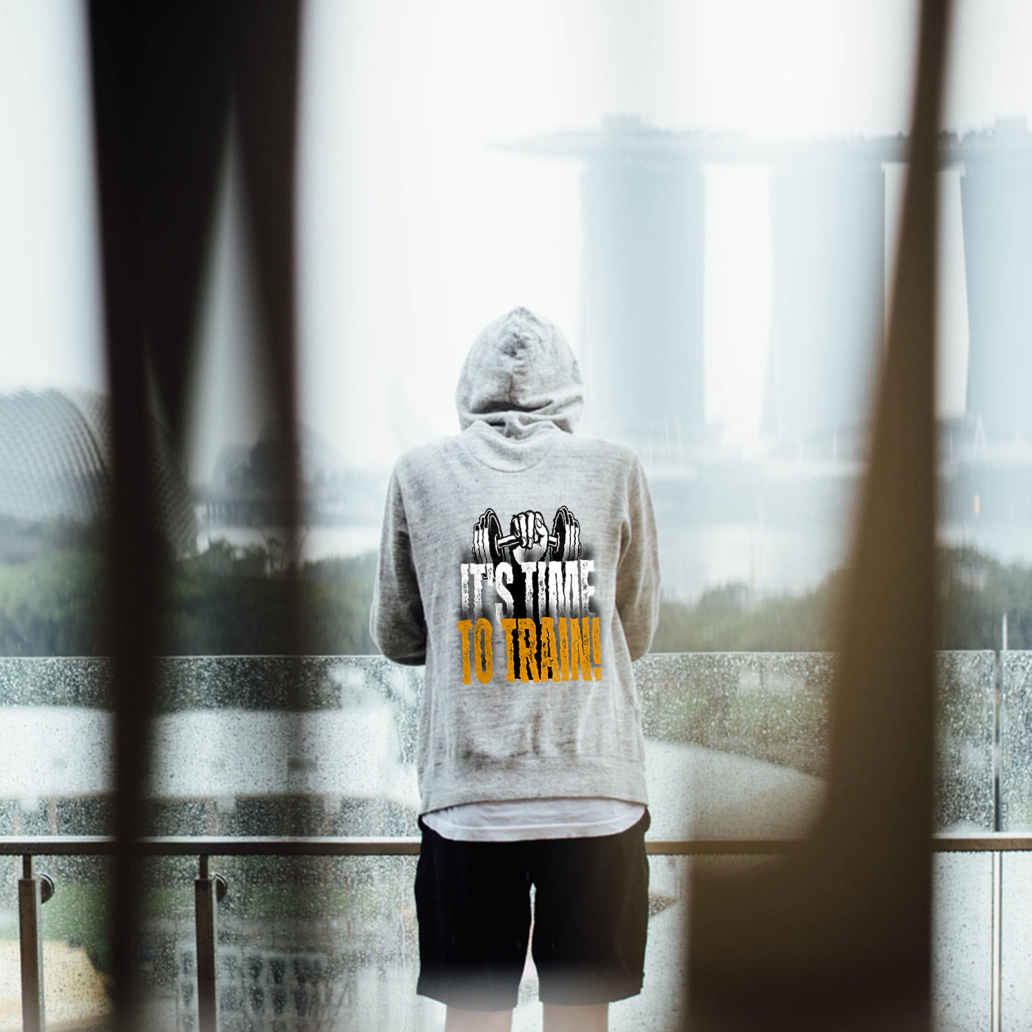 Felpa Unisex con Cappuccio