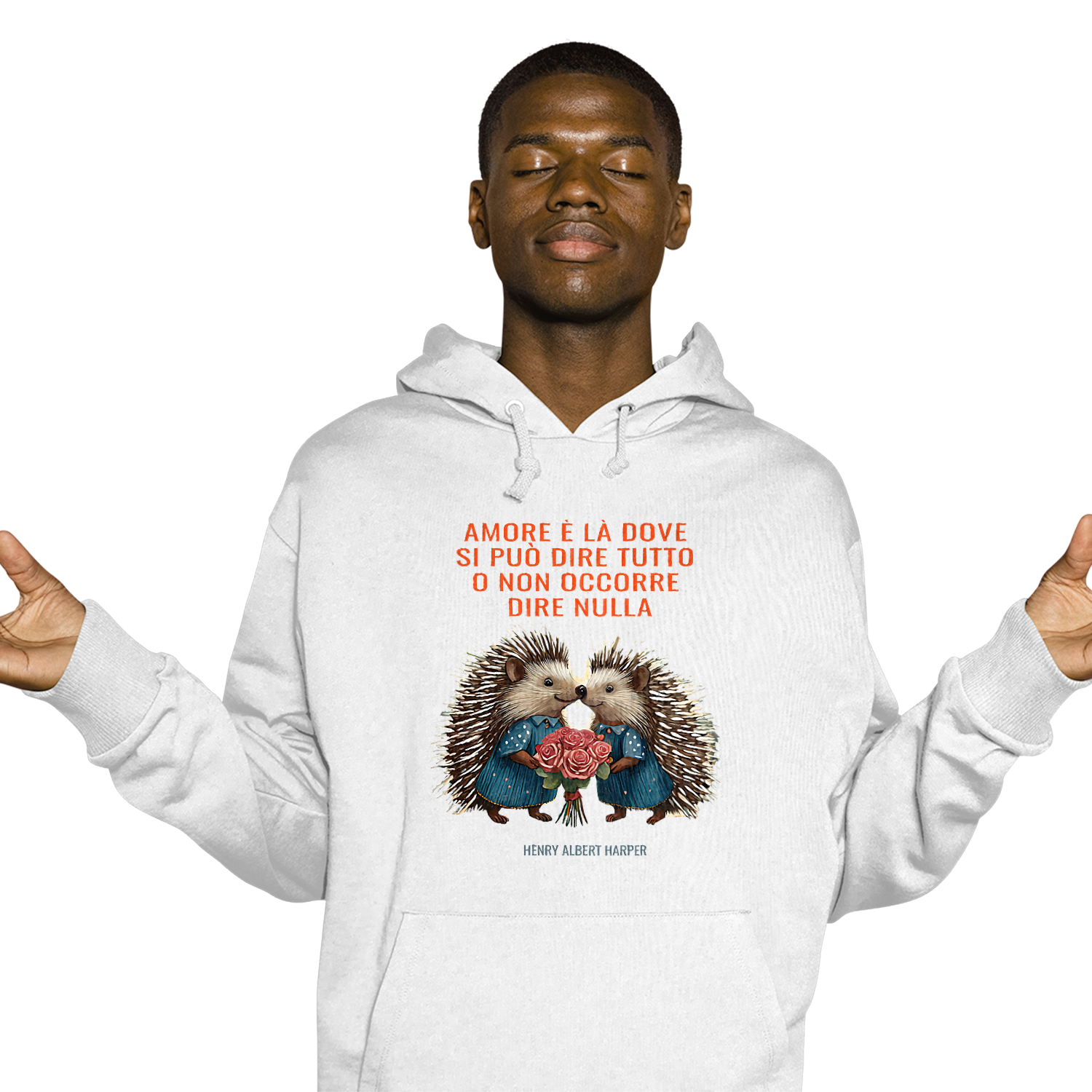 Felpa Unisex con Cappuccio