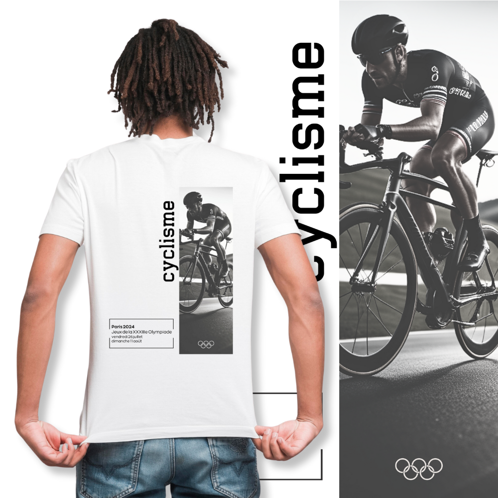 RTTshirts Maglietta Da Ciclismo Uomo - Radler Tod &amp; Teufel - Bianco