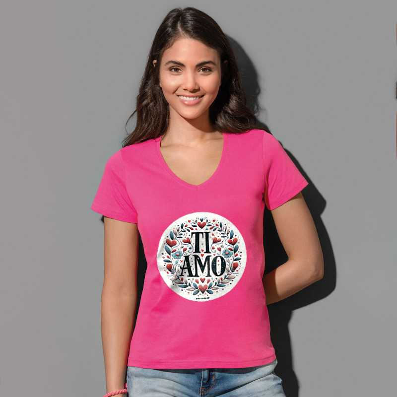 T-Shirt Donna Scollo V