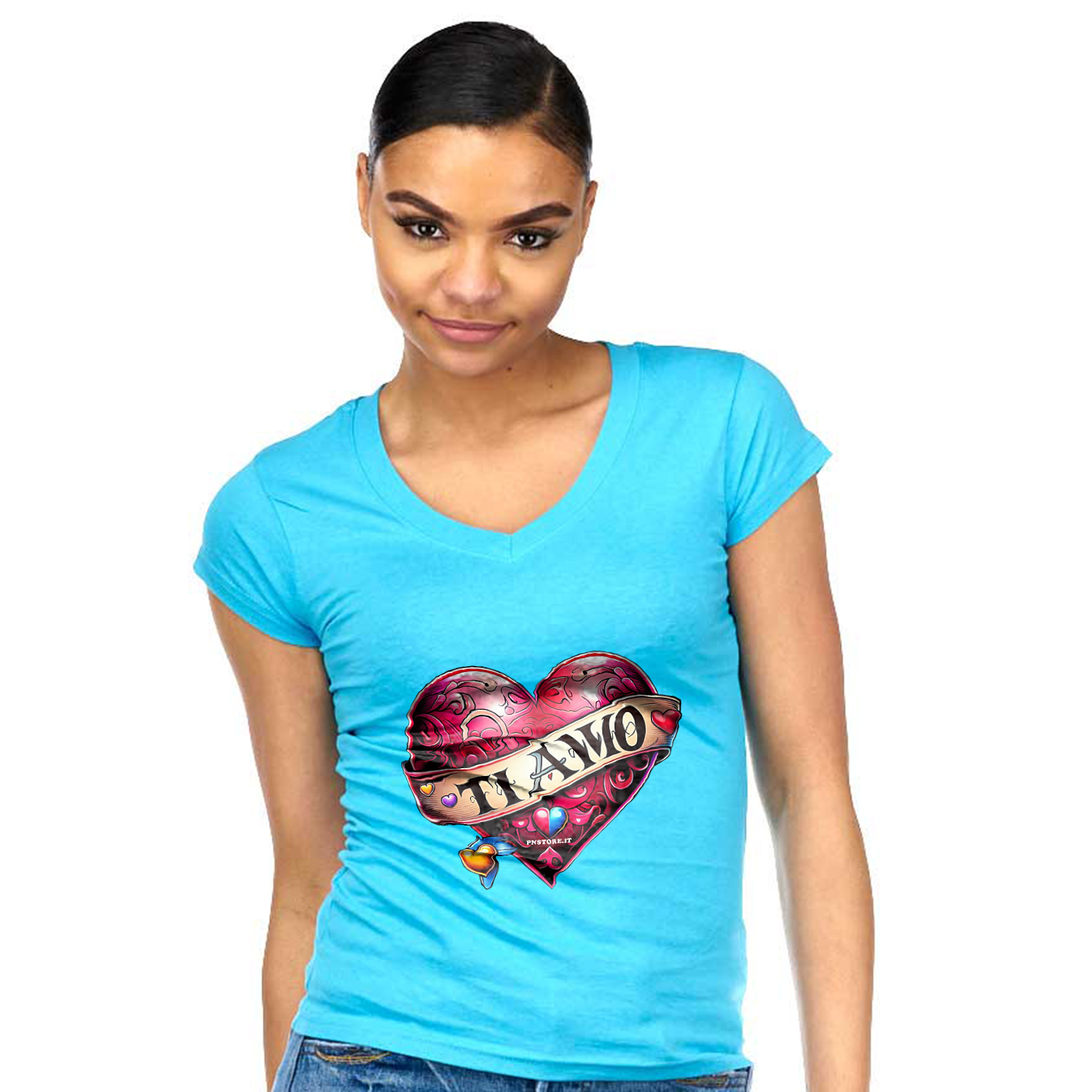 T-Shirt Donna Scollo V