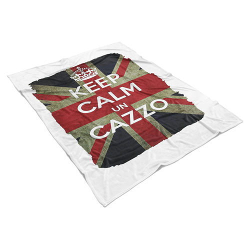 KEEP CALM UN CAZZO il plaid
