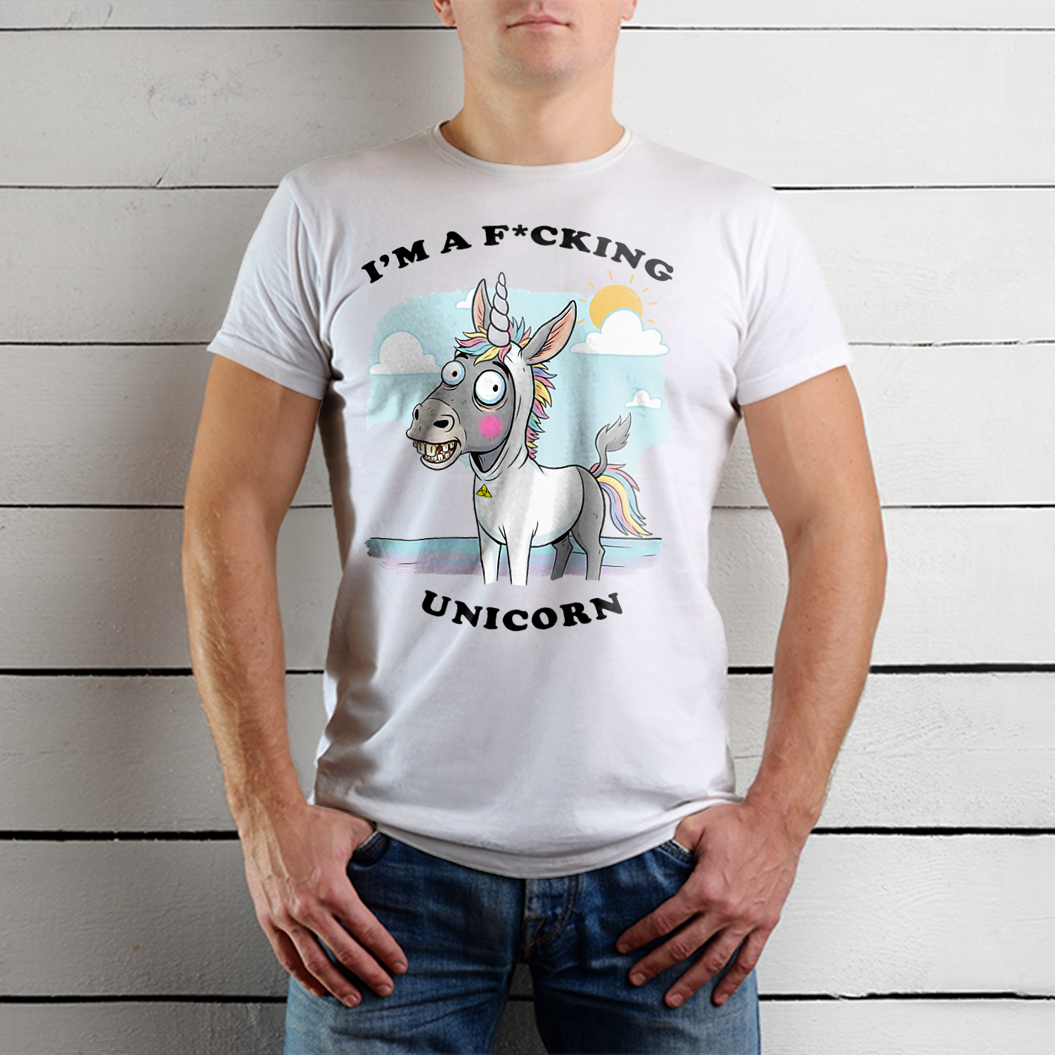 FUCKING UNICORN la maglietta