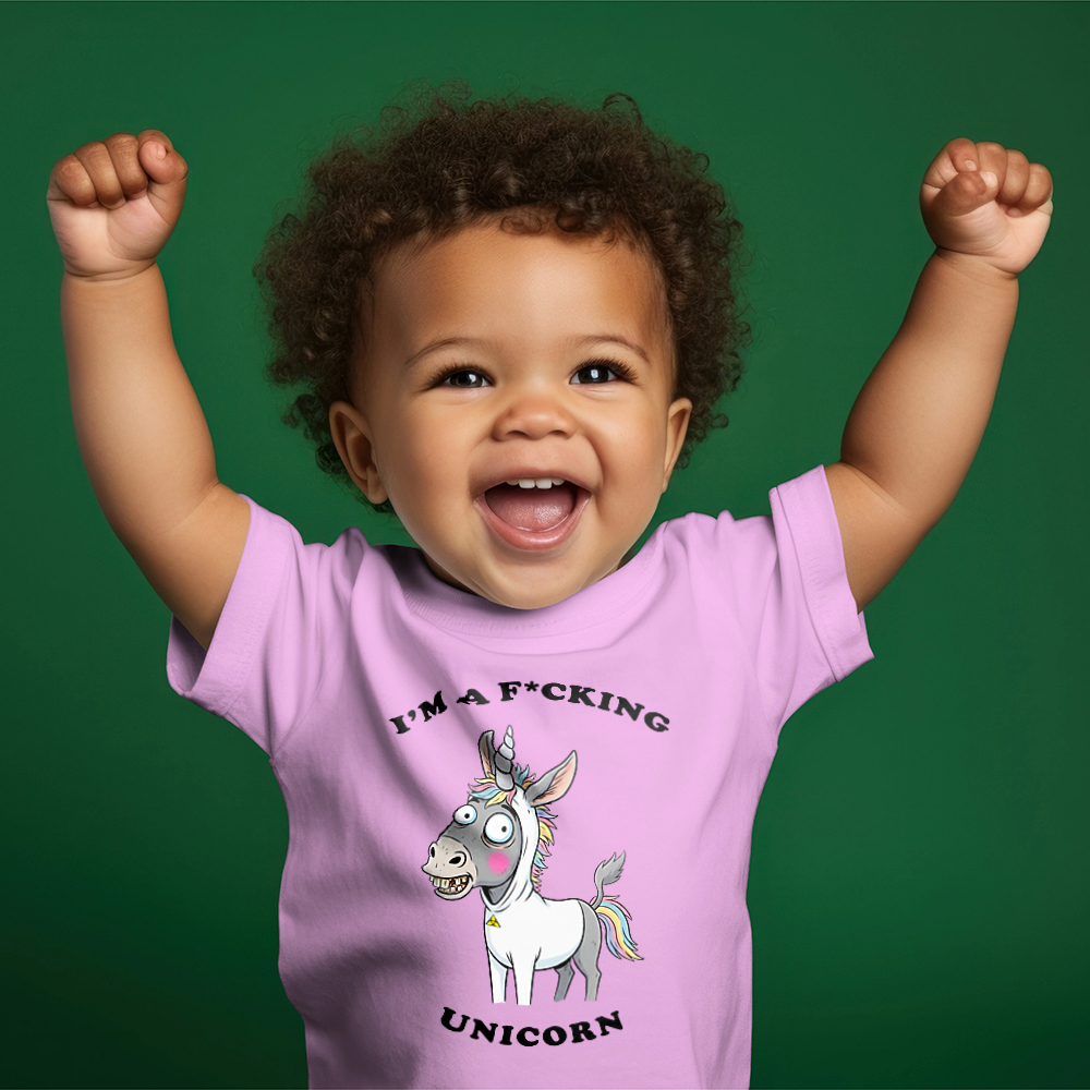 FUCKING UNICORN la maglietta bambino