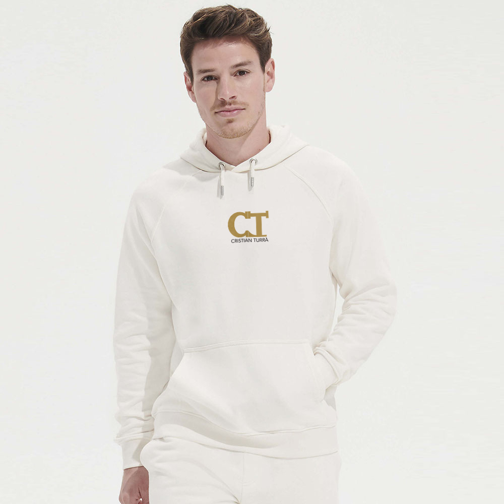 Felpa Organica Unisex Cappuccio