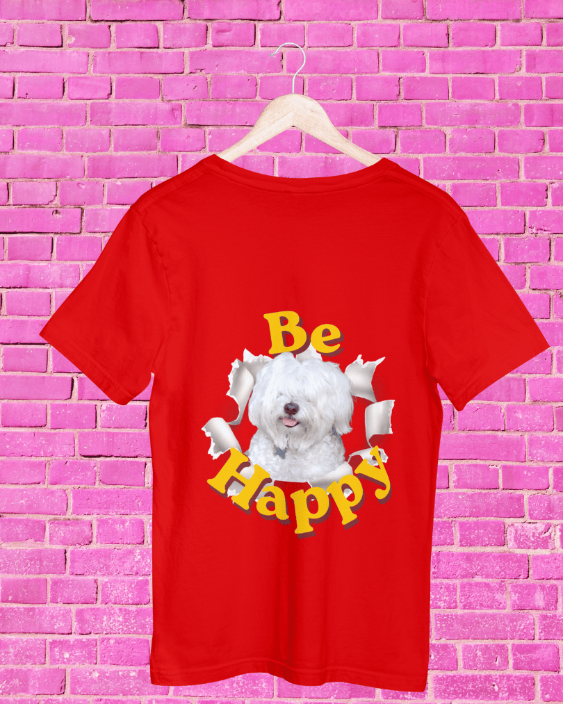 Tshirt Large Be Happy Flash