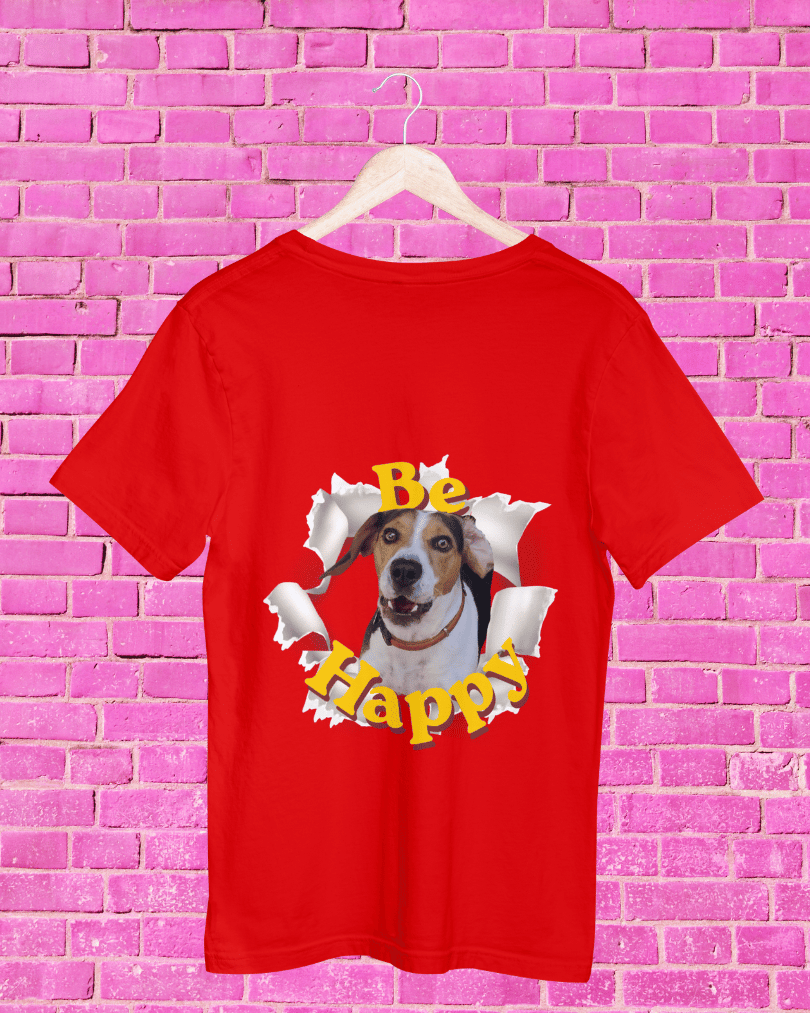 Tshirt Large Be Happy Spooky