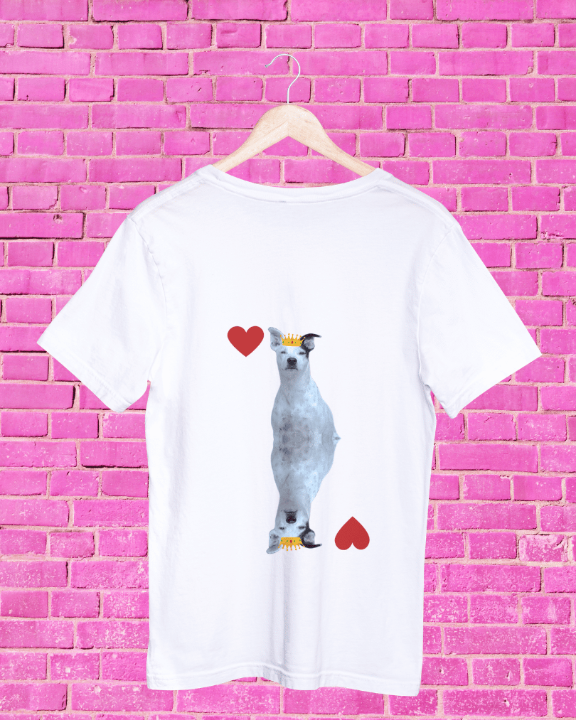 Tshirt Large Fanny Regina di cuori