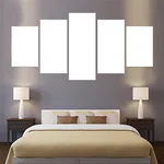 Canvas 5 Pannelli Medium Telaio - Mockup
