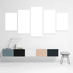 Canvas 5 Pannelli Telaio - Mockup
