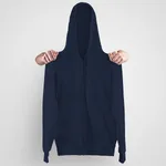 Felpa Premium Cappuccio Zip - Mockup