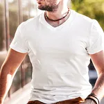 T-Shirt Unisex Scollo V - Mockup