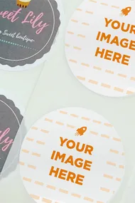 Round Stickers 10cm 6pcs
