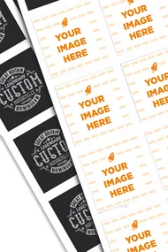 Square Stickers 10cm 6pcs