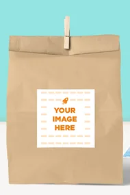 8cm Square Sticker