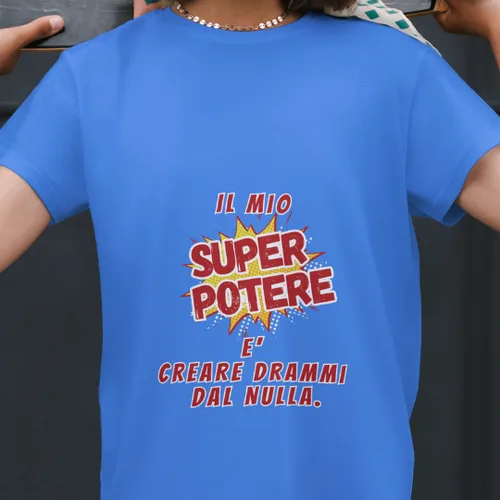 Tshirt bimbi super potere