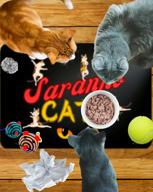 Tovaglietta in sughero Saranno Cats