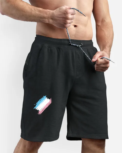 Shorts Trans flag