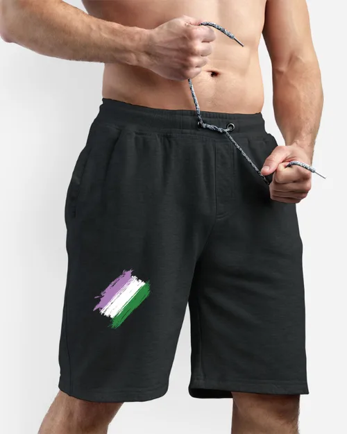 Shorts Genderqueer flag