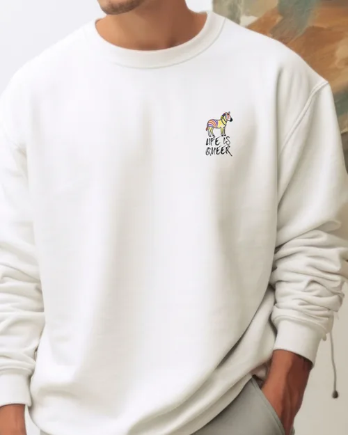 Felpa zebra Queer