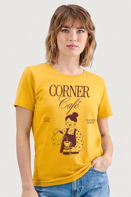 T-shirt voor dames - Hover