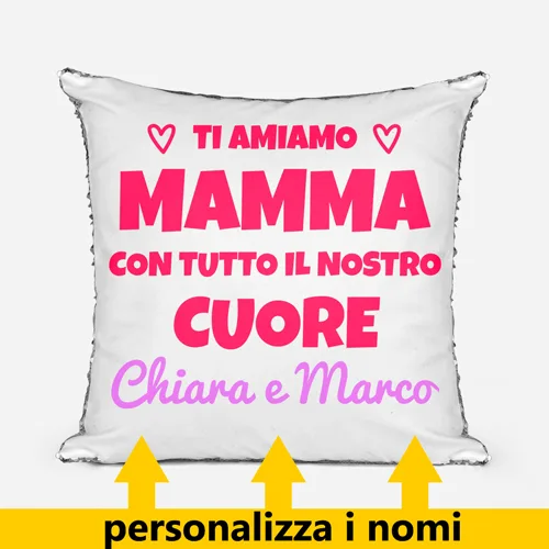 Cuscino Pailettes