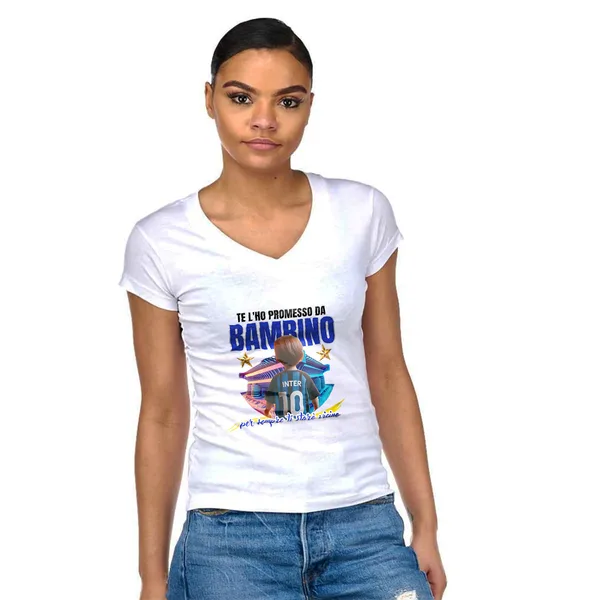 T-Shirt Donna Scollo V