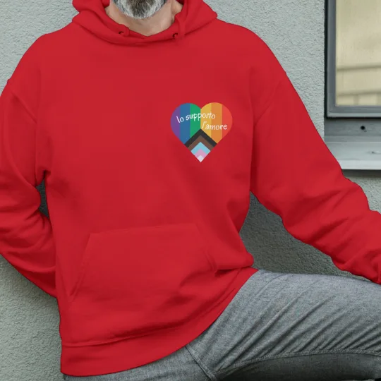 Felpa Unisex con Cappuccio