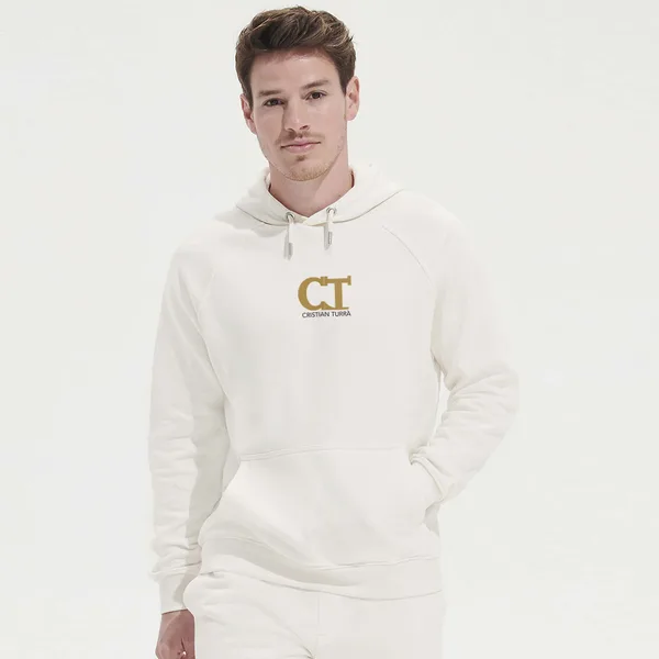 Felpa Organica Unisex Cappuccio