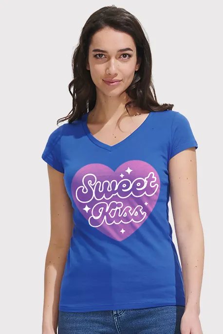 T-Shirt Donna Scollo V - Image