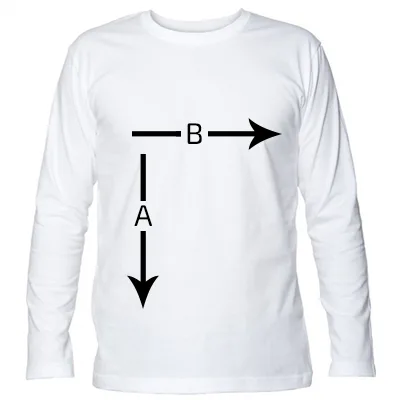 Unisex-Langarmshirt Size Guide