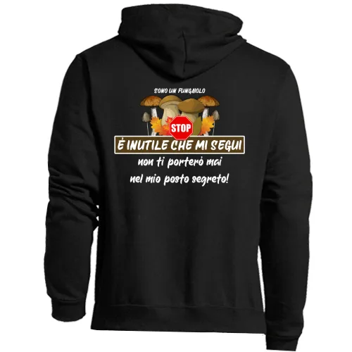 Felpa Premium Cappuccio Zip