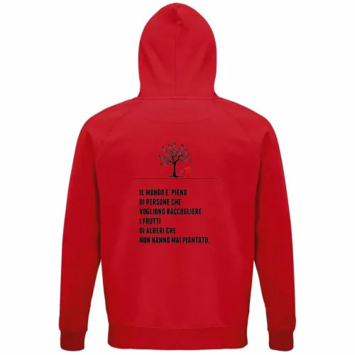 Felpa Organica Unisex Cappuccio