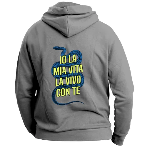 Felpa con Cappuccio Unisex Large