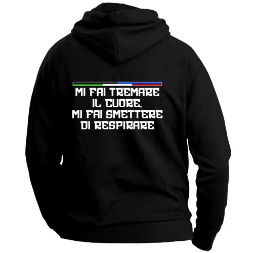 Felpa con Cappuccio Unisex Large
