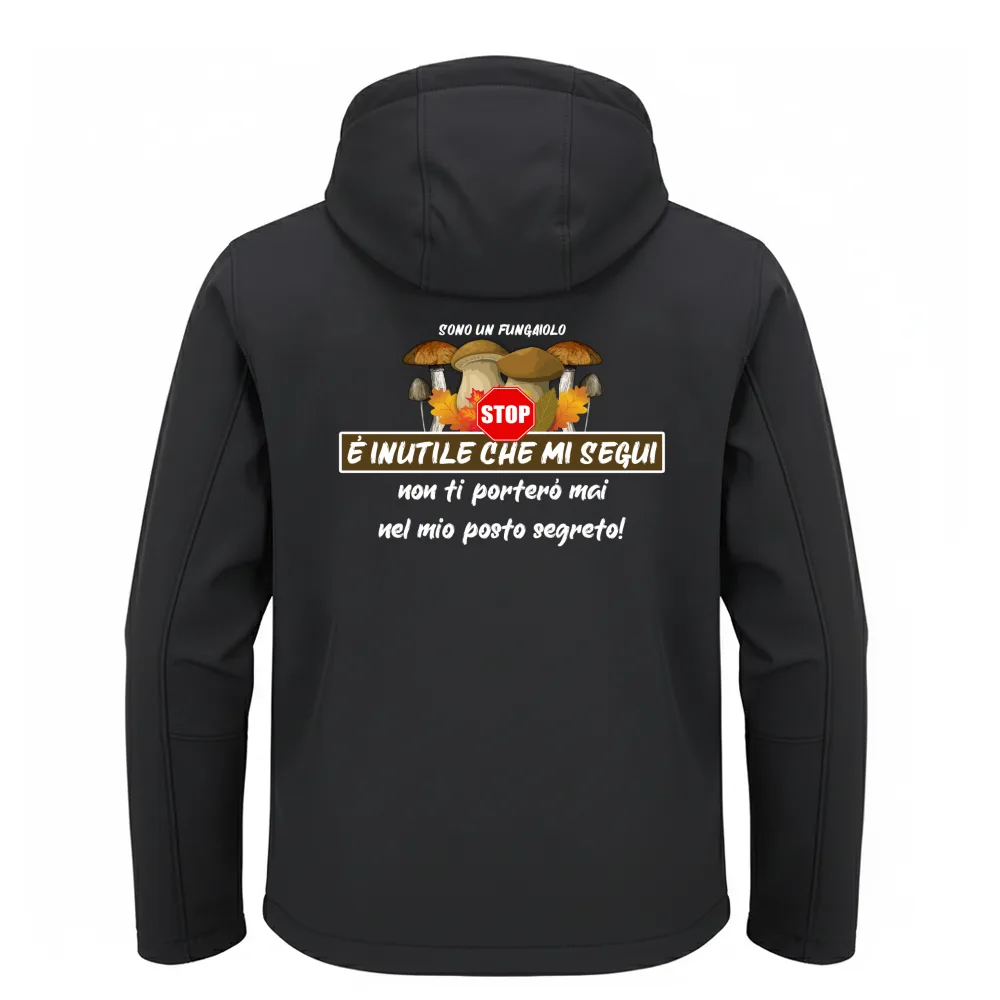 SOFTSHELL CON CAPPUCCIO - NON SEGUIRMI