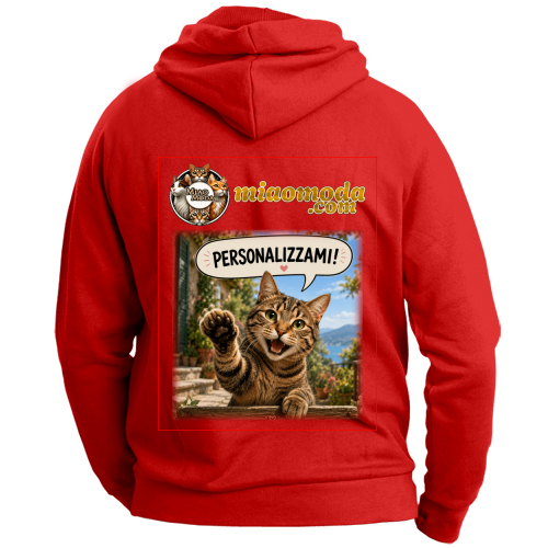 Felpa con Cappuccio Unisex Large