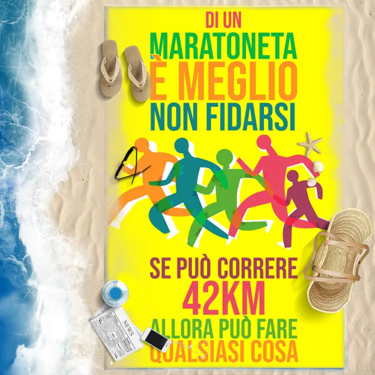 Maratoneta Meglio Non Fidarsi - Telo